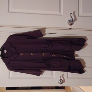 🌹gray Forcynthia Dress With Uneven Hem And Large Pockets